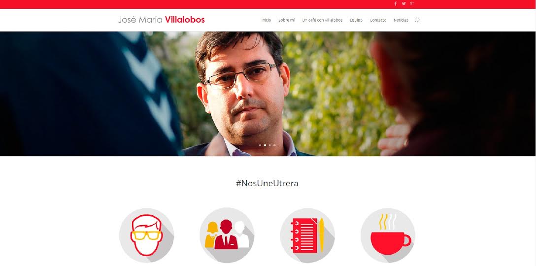 José María Villalobos (PSOE) presenta su nuevo espacio en Internet