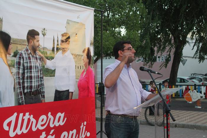 José María Villalobos visita la Gordilla en su primer acto de campaña