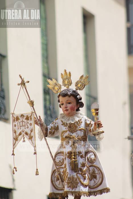 Magnifica procesión del Corpus Cristhi por el Barrio de Santa María