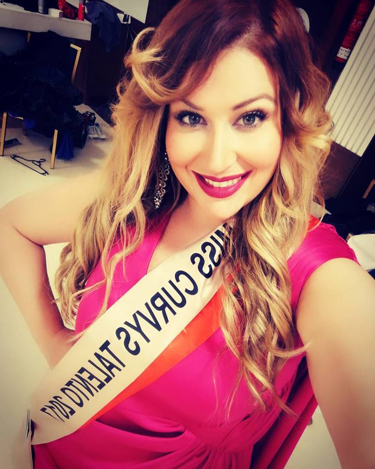 La utrerana Sandra Segovia «Premio Talento» en Miss Curvys España celebrado ayer