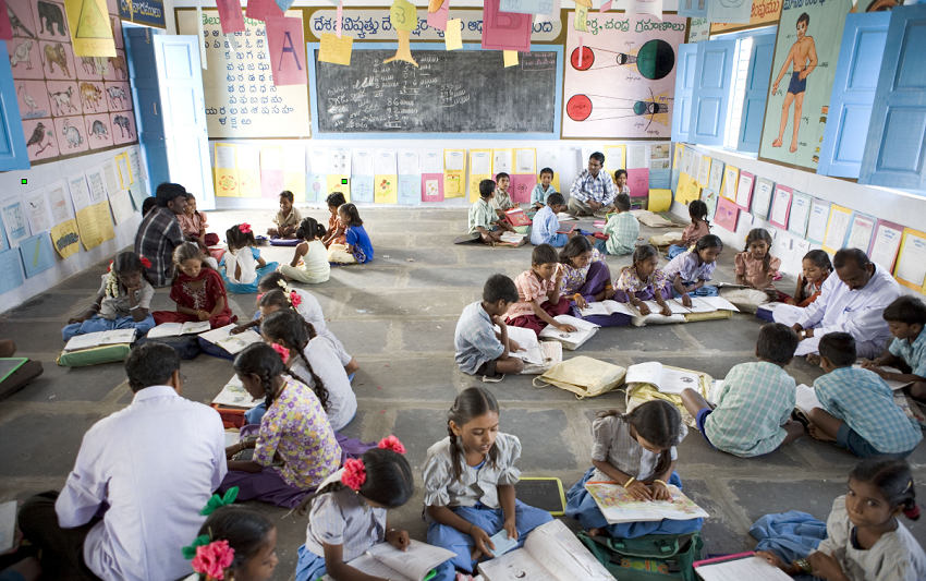 La Marcha Solidaria de los escolares utreranos hace posible la construcción de una Escuela en Rudrampalli (India)
