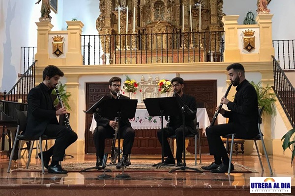 El Cuarteto de Clarinetes «Al-Andalus» vencedores del I Concurso de Música de Cámara de Utrera