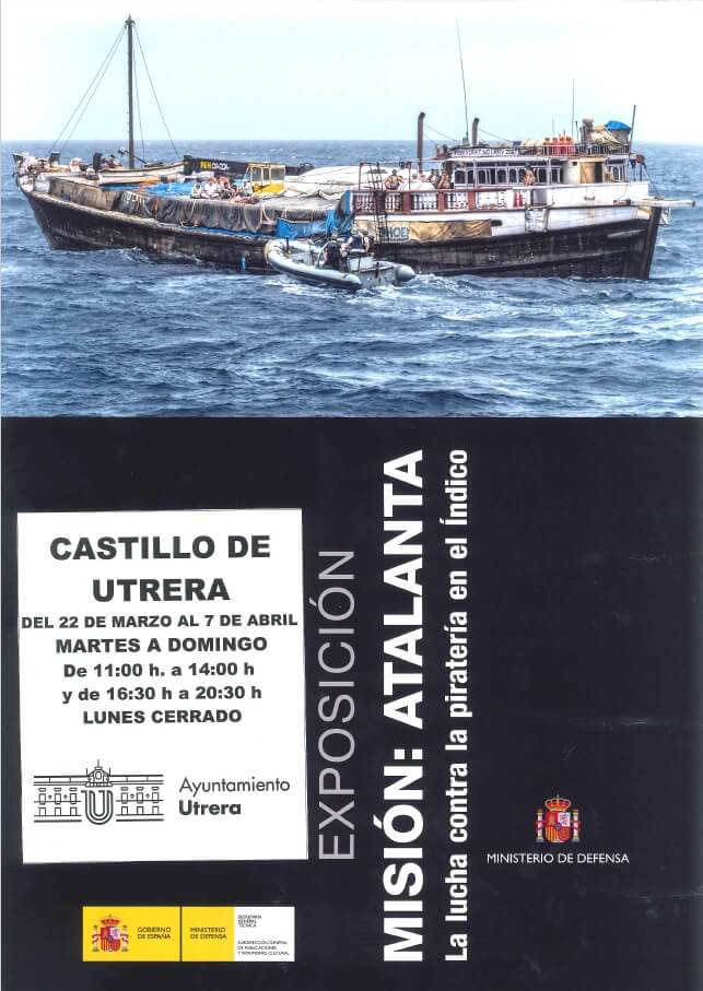 El Castillo acoge una exposición sobre la misión Atalanta llevada a cabo en el Océano Índico por las FFAA