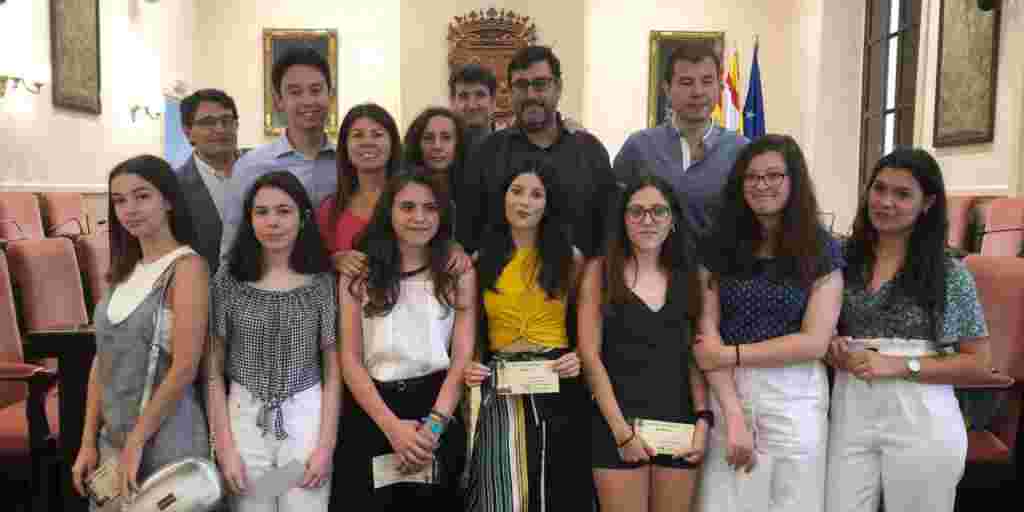Villalobos recibe a los 10 mejores alumnos de Bachillerato