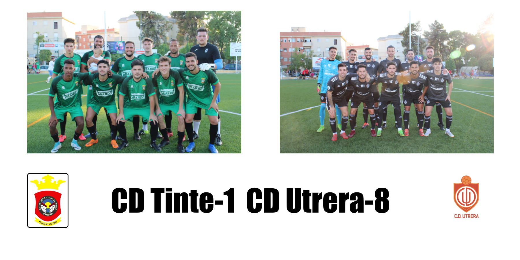 El CD Utrera vence 1-8 al CD Tinte con cuatro goles del canterano Josemi