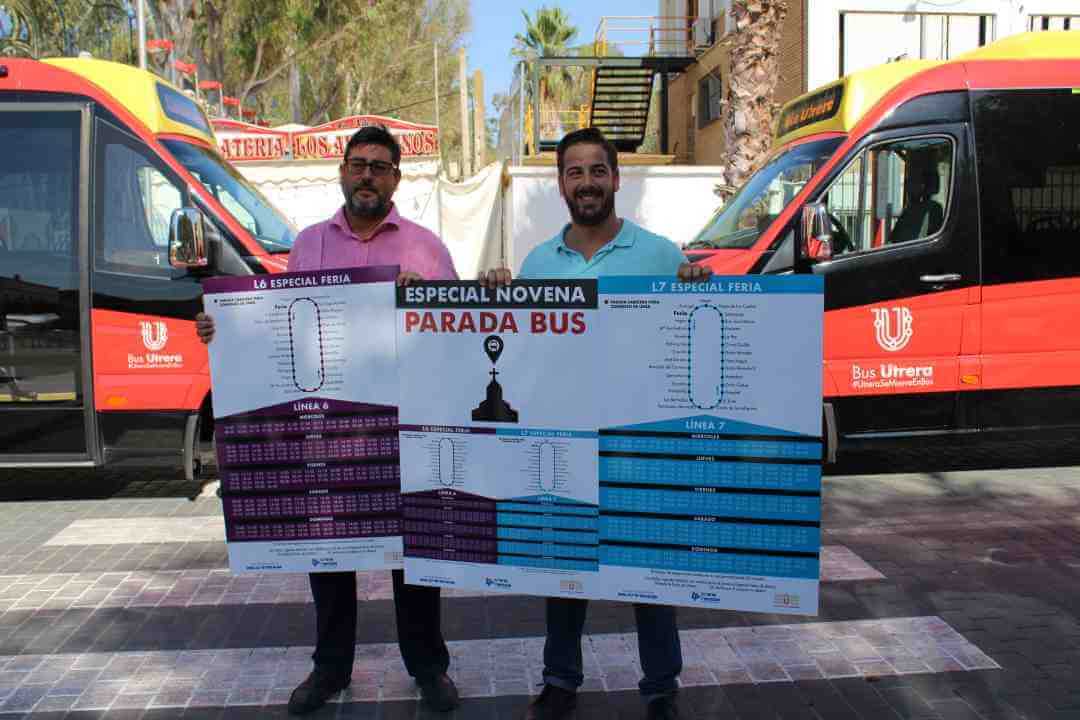 Antonio Villalba muestra su satisfacción con el servicio de bus en la Feria