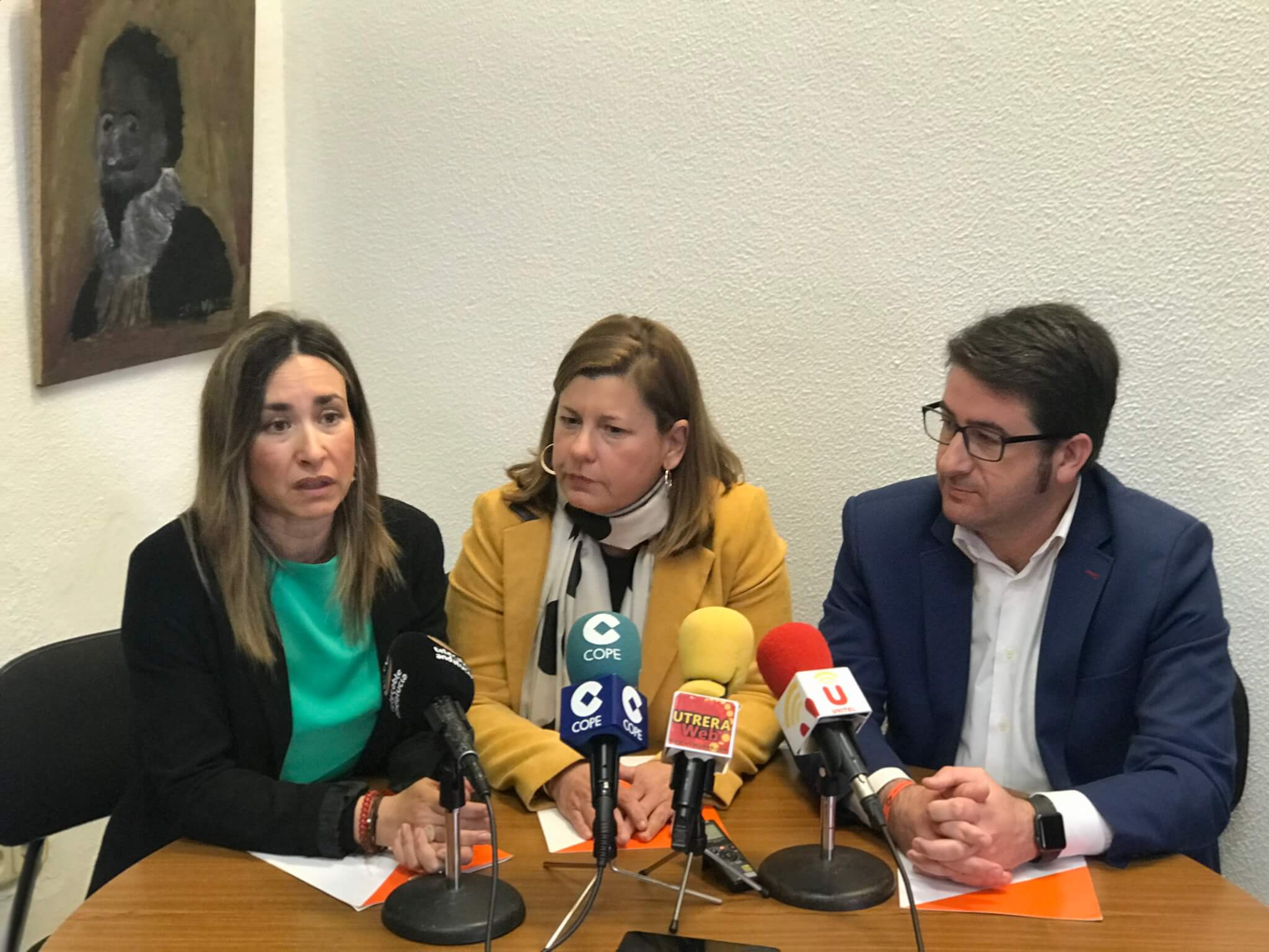 Diputados provinciales de C’s visitan Utrera y anuncian el inicio de la Ciudad de la Justicia sin lugar decidido
