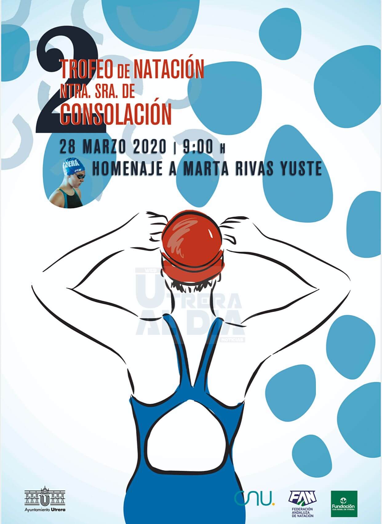 EL CLUB NATACIÓN UTRERA ORGANIZA EL II TROFEO VIRGEN DE CONSOLACIÓN EN VISTALEGRE