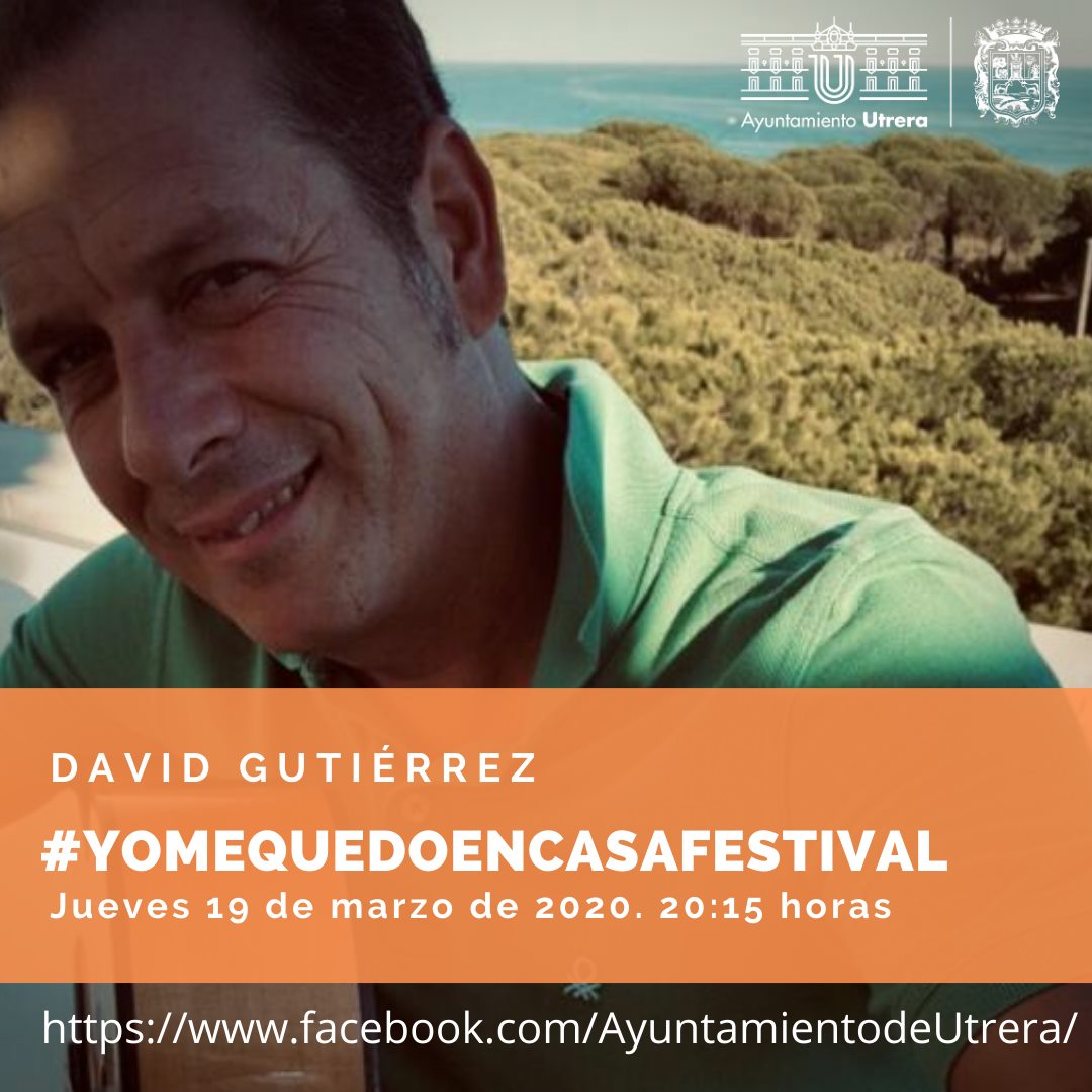 DAVID GUTIÉRREZ AMENIZARÁ LA NOCHE DE HOY EN EL #YOMEQUEDOENCASAFESTIVAL