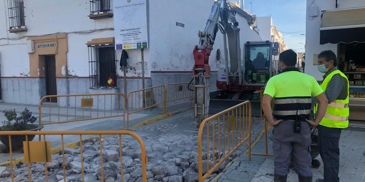 El Ayuntamiento de Utrera pone en licitación el fin de las obras de las calles Molino, Torre del Valle y Torre Quemada por más de 400 mil euros