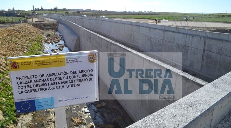 El Ayuntamiento de Utrera solicita fondos a la Unión Europea para el nuevo proyecto del arroyo Calzas Anchas