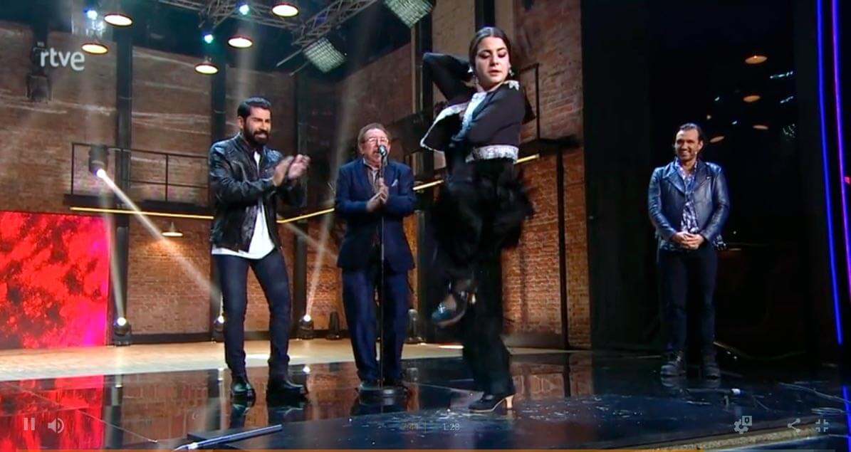 Claudia ‘La Utrerana’ triunfa con su baile en el concurso de Televisión Española ‘The Dancer’ y pasa a la siguiente ronda
