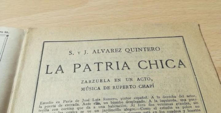 Continúa la celebración del 150º aniversario de Álvarez Quintero con una Zarzuela