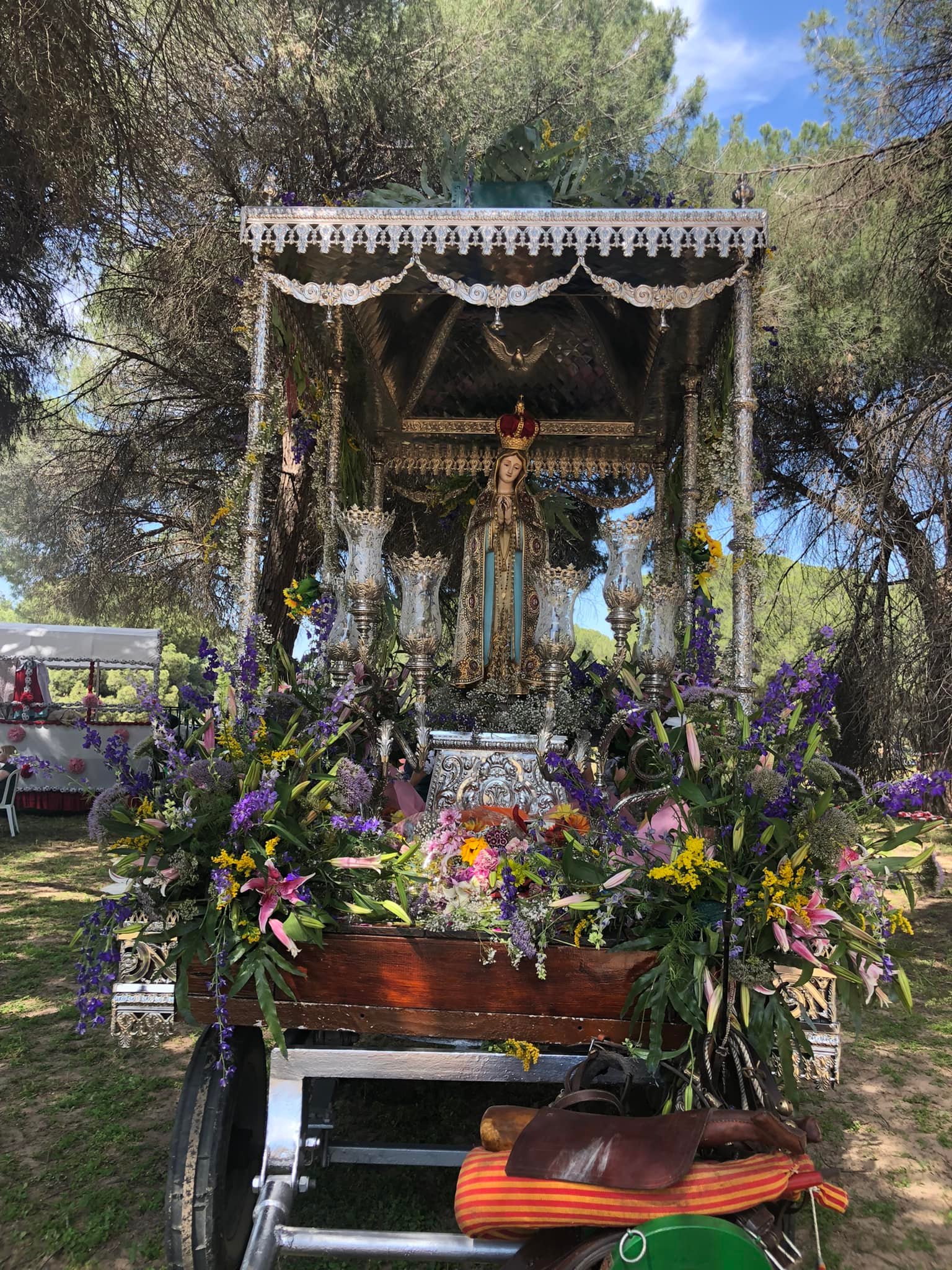 Utrera y Pinzón celebraron sus tradicionales romerias en honor a Ntra. Sra. de Fátima y Ntra. Sra. de las Marismas respectivamente