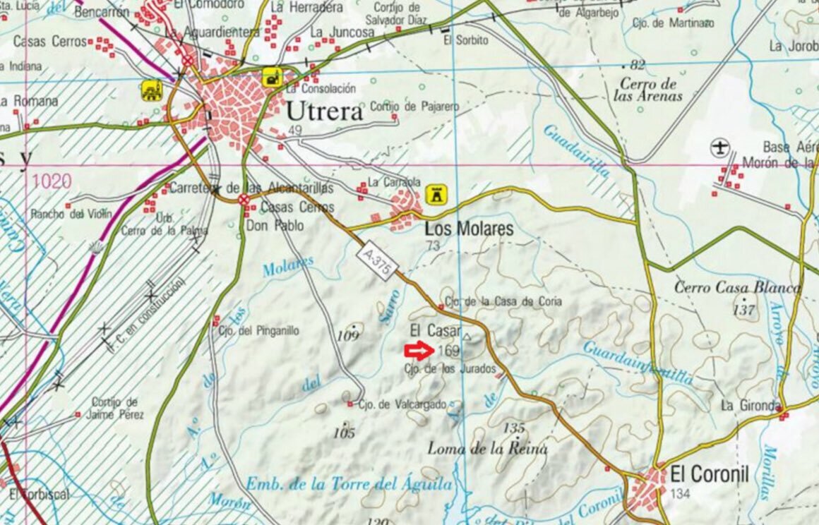 El historiador Francisco Javier Ojeda identifica la posible ubicación de un anfiteatro romano en el Cerro de El Casar, en Utrera