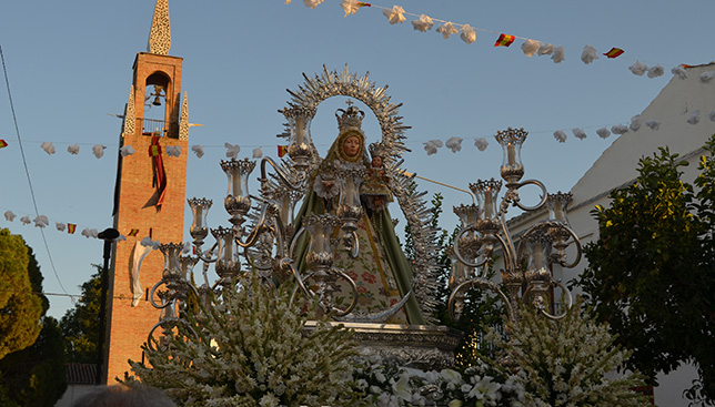 Fin de semana de procesiones en la pedanía de Trajano, la Virgen de Consolación y La Borriquita
