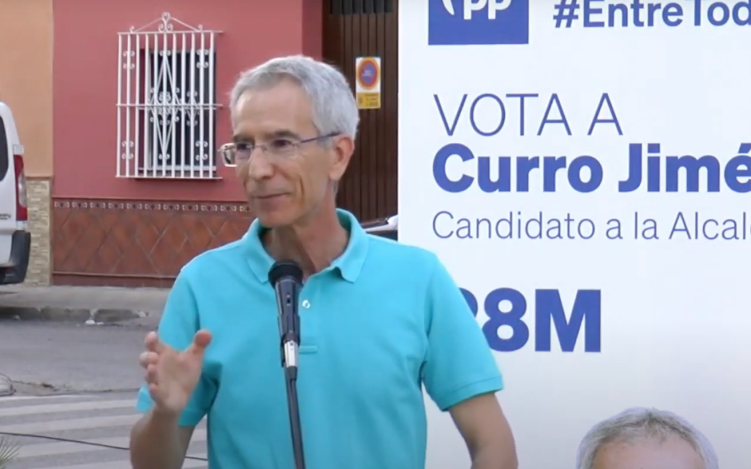 El PP de Utrera, con Francisco Jiménez, explica sus propuestas electorales en un acto en La Gordilla