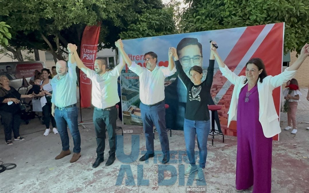 Villalobos pide el apoyo de los ciudadanos para «revalidar la mayoría absoluta» en el último mitin de campaña (vídeo y foto)