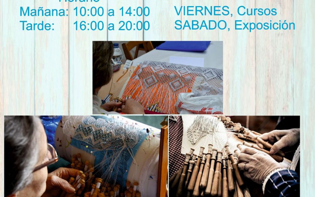 La asociación «Las manitas de Chari Valero» organiza la I Feria de Encajes de Bolillos el 16 y 17 de junio