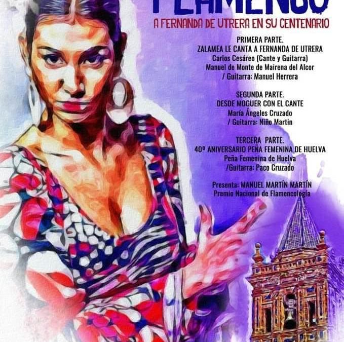 Fernanda de Utrera será homenajeada en el XI Festival Flamenco de Zalamea la Real