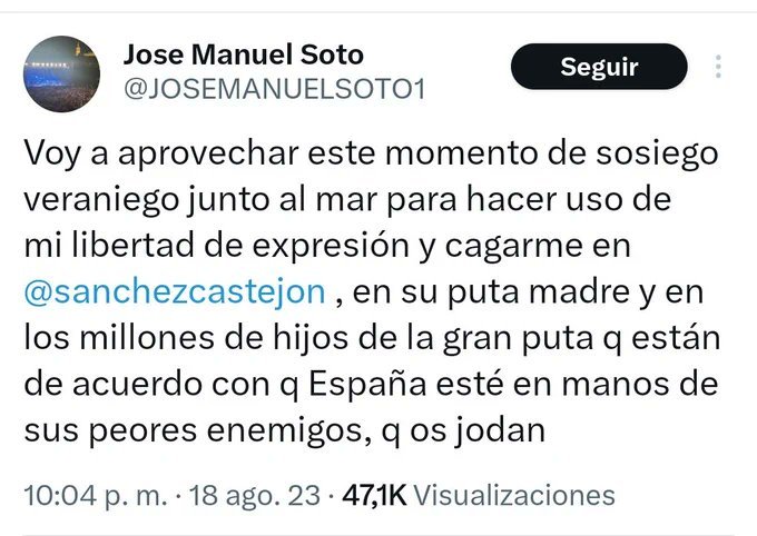 Utrera mantendrá el concierto de José Manuel Soto a pesar de la polémica