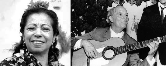 Doble homenaje a Fernanda y Diego del Gastor en la Peña Flamenca Curro de Utrera