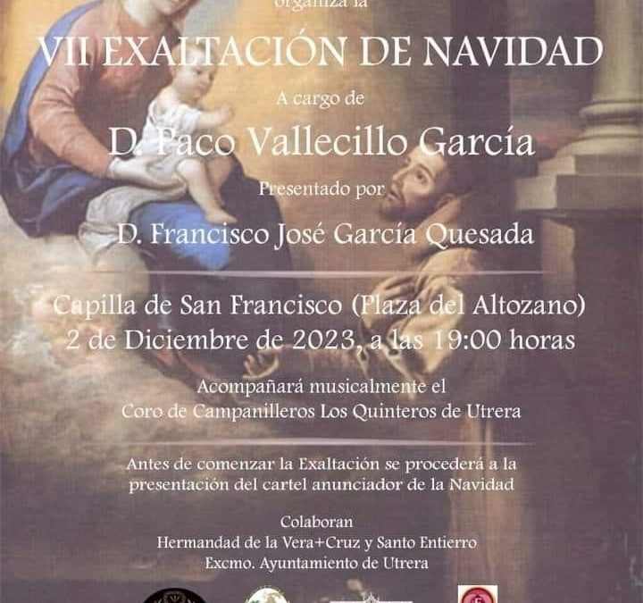 La iglesia de San Francisco acoge hoy la VII Exaltación de la Navidad con Paco Valle