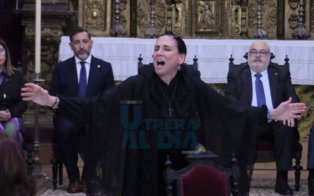 La saetera utrerana Consolación García cantará para la Virgen de la Soledad de Cantillana en su coronación
