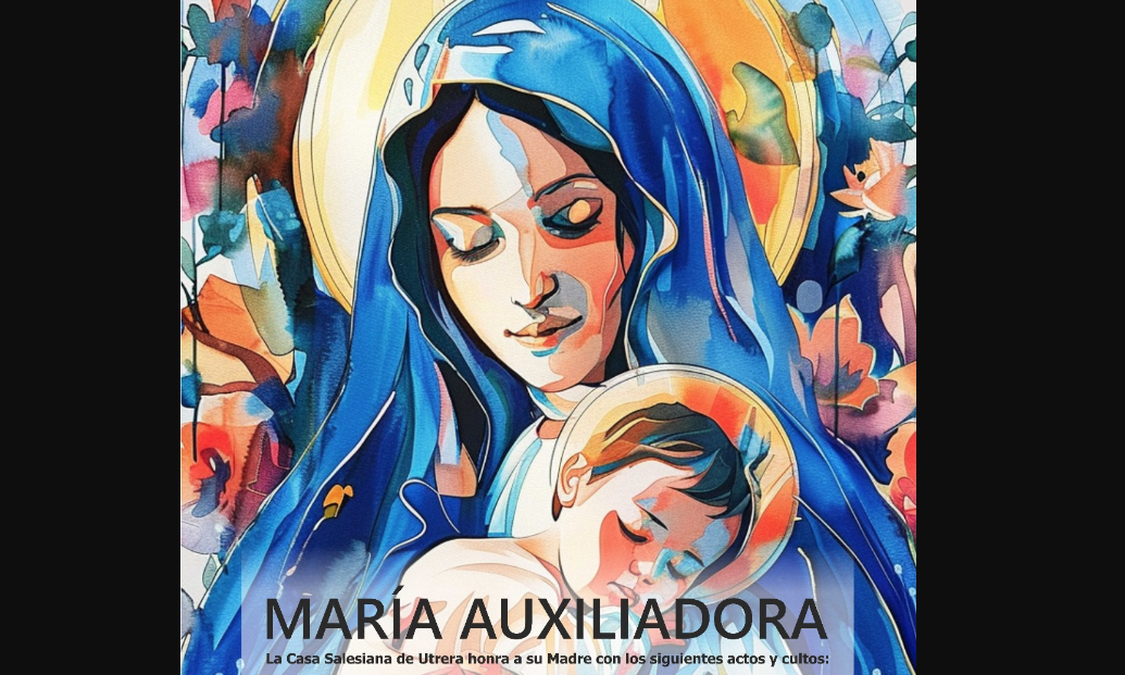 La Casa Salesiana de Utrera da comienzo a la Novena en honor a María Auxiliadora