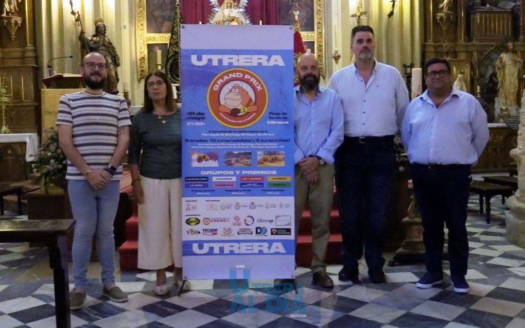 El famoso concurso del ‘Grand Prix’ llega a Utrera para restaurar la Parroquia de Santiago [vídeo]