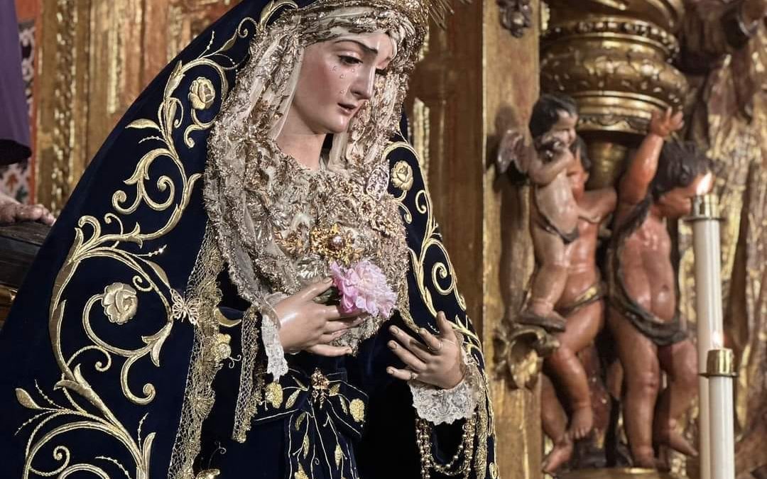 Ntra. Señora de las Angustias realiza su procesión de Corona Dolorosa este Viernes de Dolores