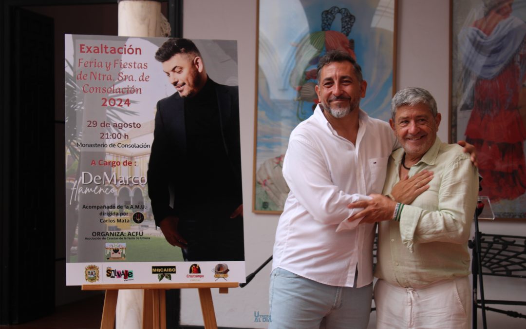 El artista Demarco será el exaltador de la Feria de Utrera 2024 [vídeo]