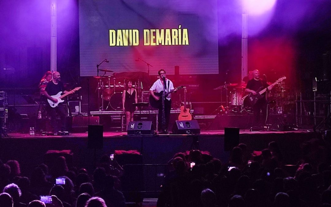 Un altozano lleno para recibir al jerezano David de María en el concierto de preferia [vídeo]