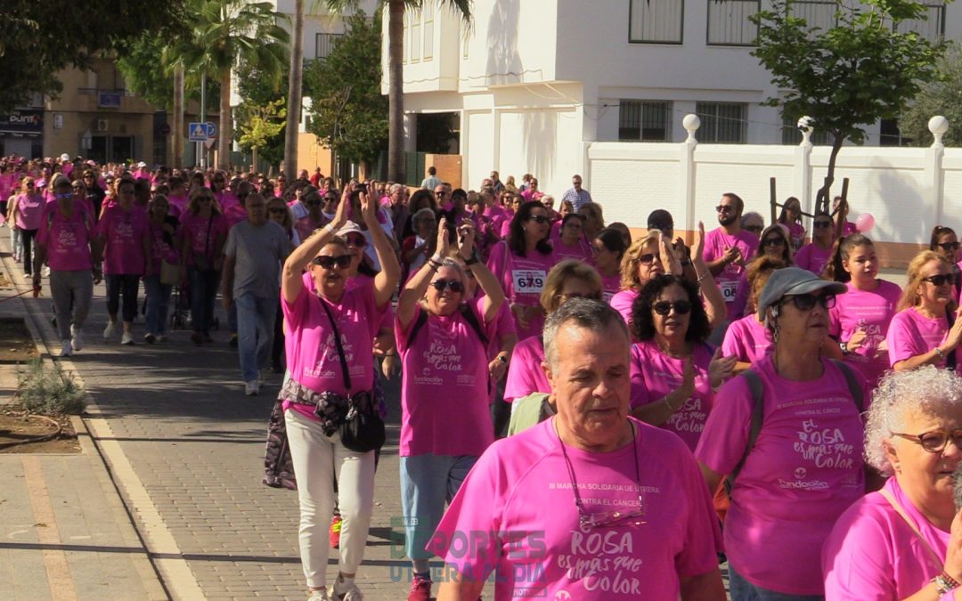 La III Marcha contra el Cáncer demuestra la solidaridad utrerana con más de 1.000 participantes [vídeo y galería]