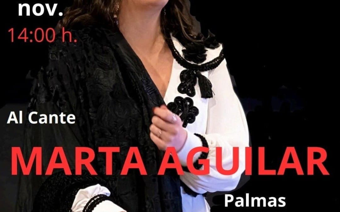 Llega la voz de Marta Aguilar a la Peña Flamenca «Curro de Utrera» este domingo