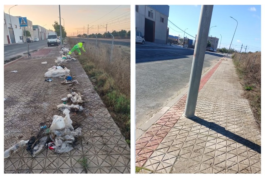 Plan de choque del ayuntamiento para «limpiar a fondo» las zonas industriales