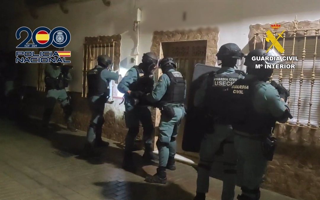 Diez detenidos en Utrera procedentes de un grupo de Narcotráfico de Baleares pasando por Italia