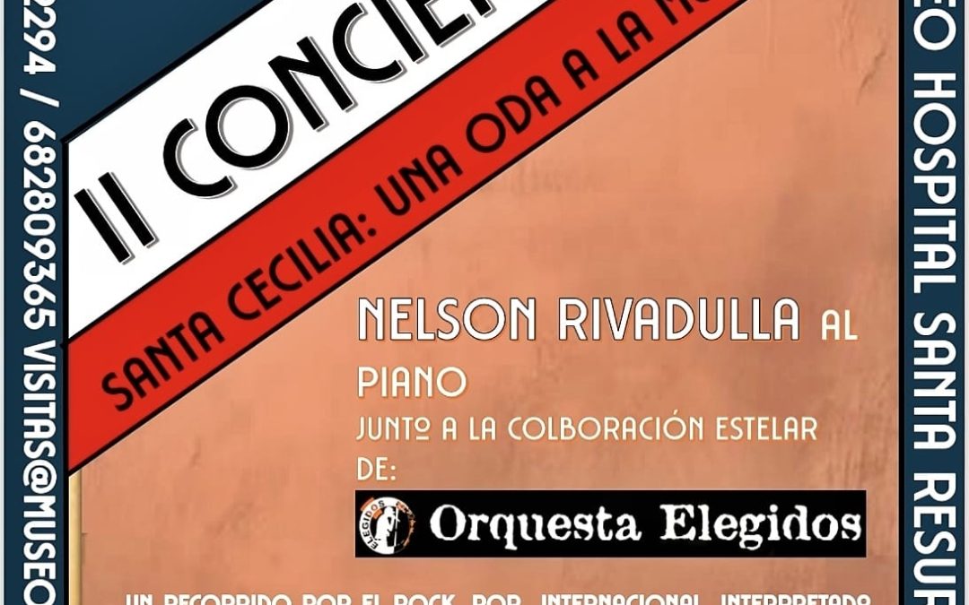 Nelson Rivadulla nos trae el II Concierto Santa Cecilia: oda a la música este sábado