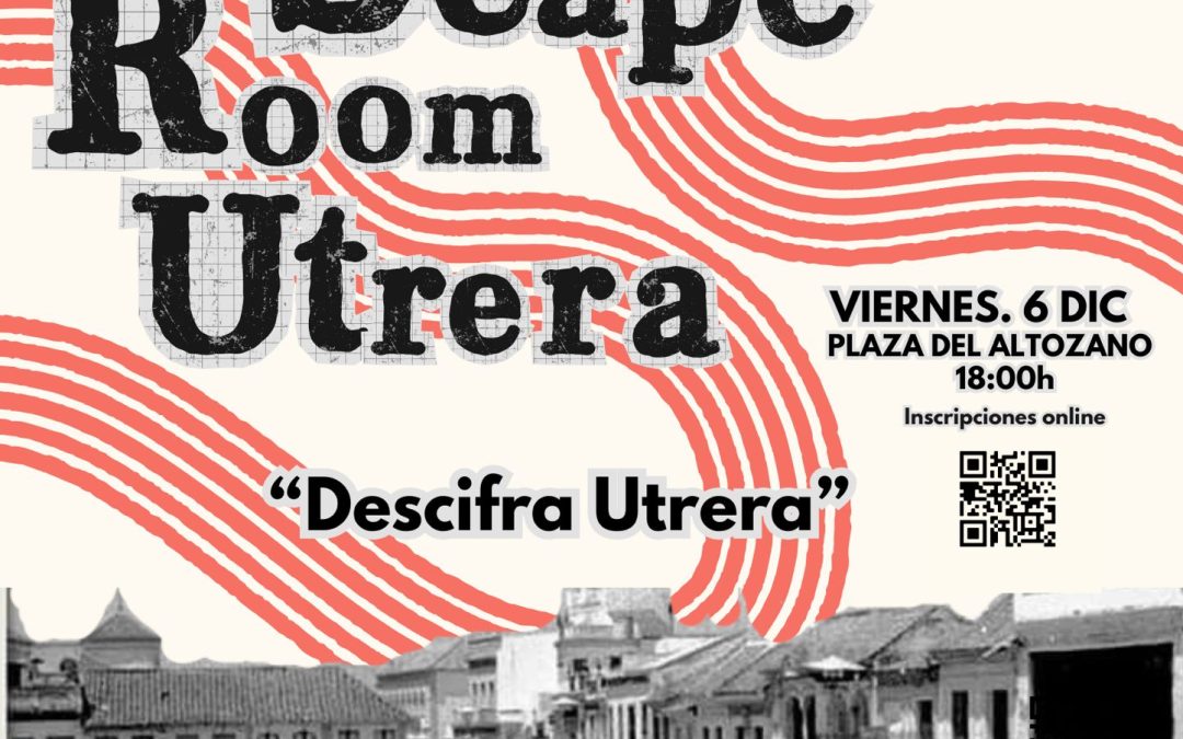 La delegación de Juventud plantea el escape room «Descifra Utrera» para la jornada del 6 de diciembre