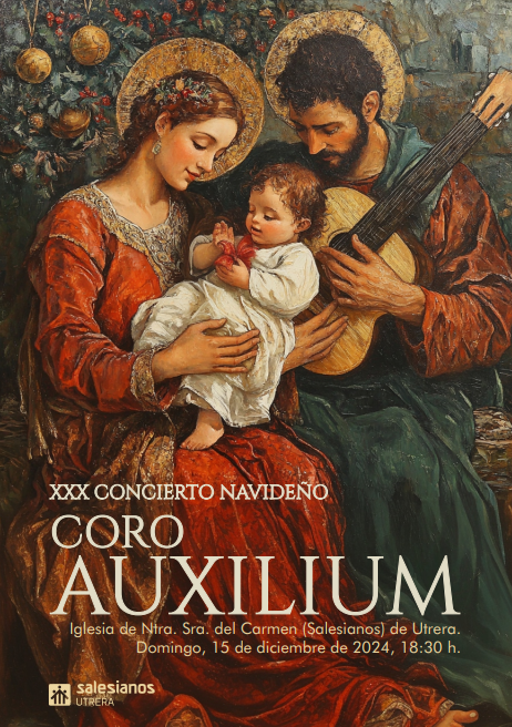 Concierto de Navidad del Coro Auxilium en el Colegio Salesiano de Utrera el 15 de diciembre