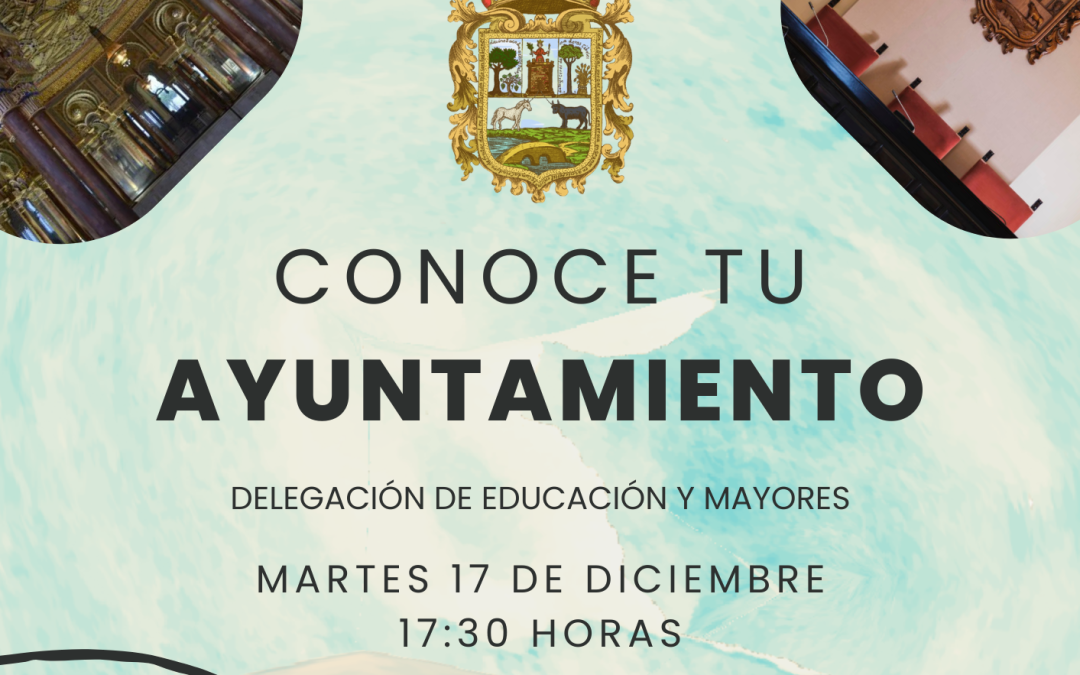 “Conoce tu Ayuntamiento” una iniciativa dirigida a los mayores que les acerca a la historia del edificio