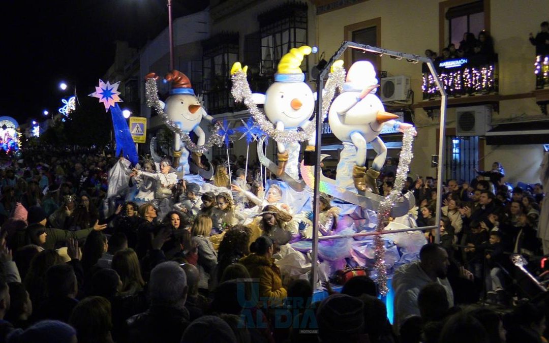 Los Reyes Magos de Oriente visitan Utrera este sábado 4 de enero debido al mal tiempo