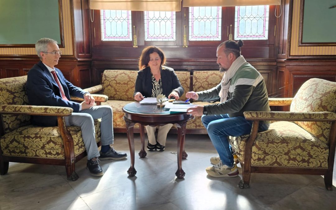 La nueva directiva de la UTER presenta al alcalde su plan de trabajo para los próximos dos años