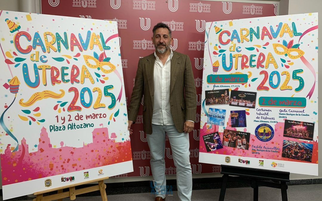Chirigotas, comparsas y romanceros serán los protagonistas del Carnaval de Utrera el 1 y 2 de marzo de 2025 (vídeo)