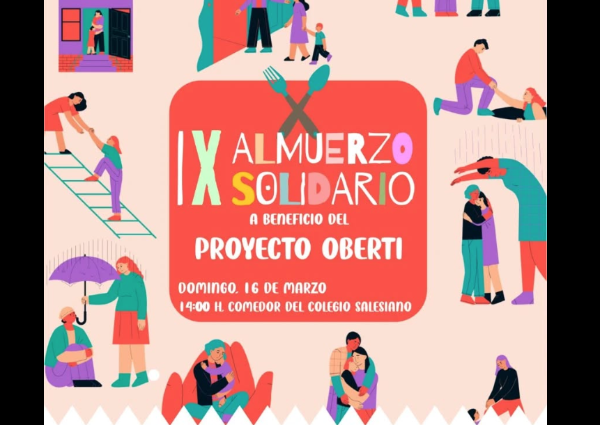 Este domingo se celebrará el IX Almuerzo Solidario a beneficio del Proyecto Oberti