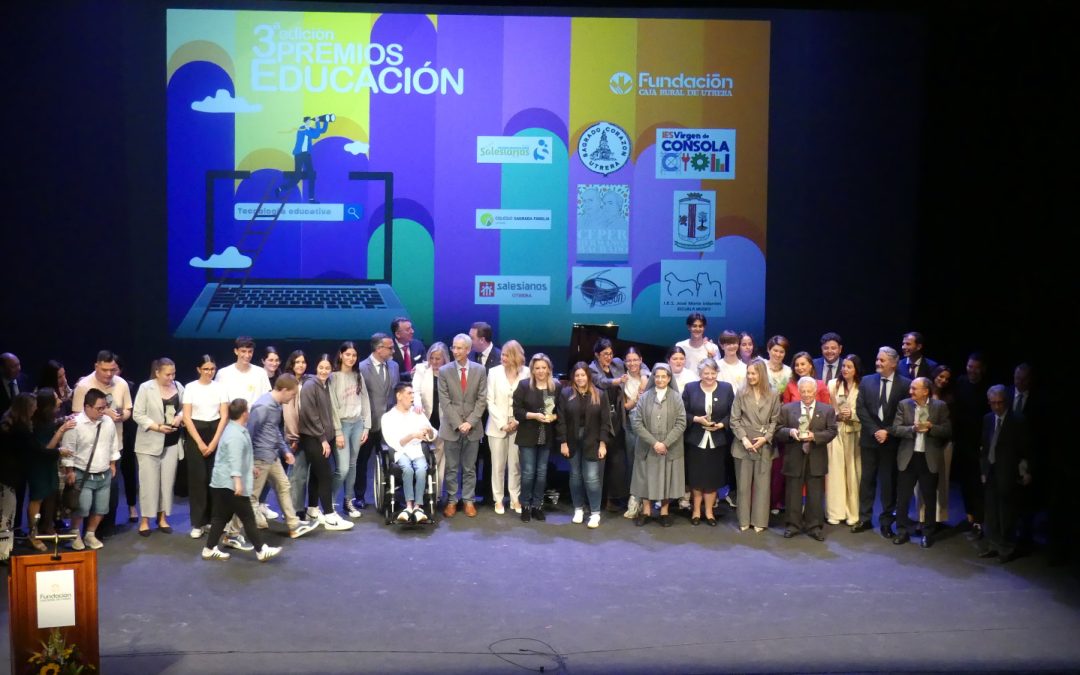 La Fundación Caja Rural de Utrera entregó hasta 9 galardones en sus III Premios Educación