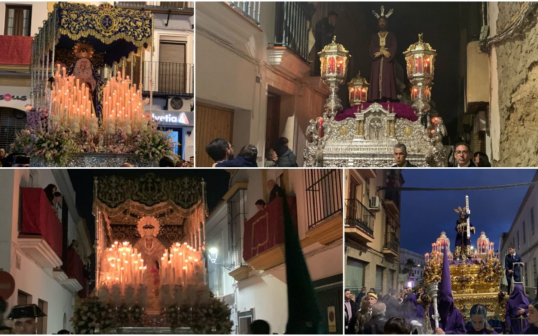 El buen clima permitió la salida de las cofradías del Jueves Santo, una buena ‘madrugá’ y el Señor de Utrera al alba [vídeo y galería]