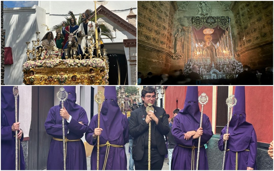 El sol le ganó la batalla a las nubes en un grandioso Domingo de Ramos en Utrera [vídeos y fotos]