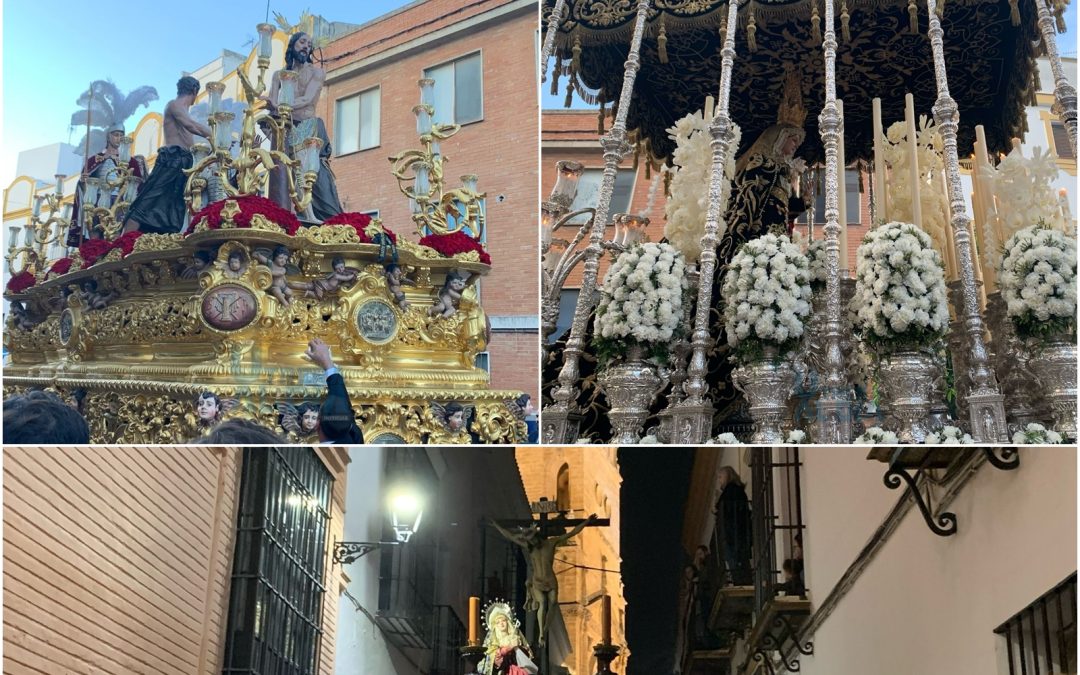 La Hermandad más antigua y la más nueva convergen en Utrera con clima inestable [vídeo y galería]