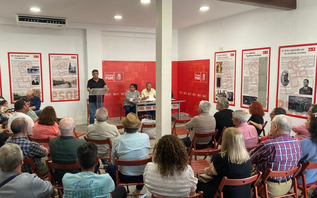 El PSOE de Utrera elige nueva ejecutiva «reforzada y de consenso» para las elecciones de 2027